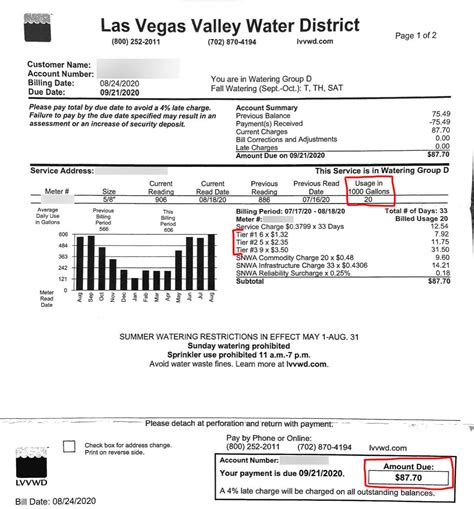 las vegas water bill payment.